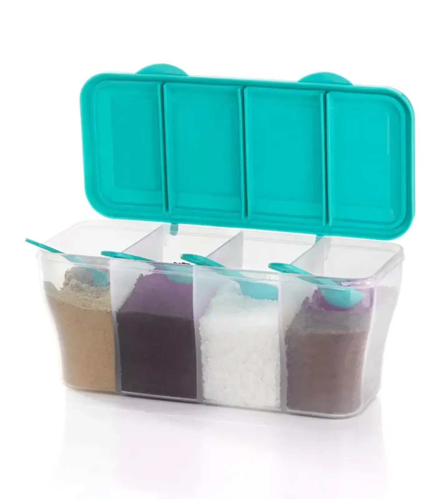 Airtight Food Storage Container with 5/6 Removable Compartments